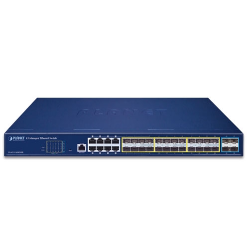 GS-6311-16S8C4XR Управляемый коммутатор L3/16 SFP 1G/8 комбо 1G/4 SFP+ 10G/резерв питание