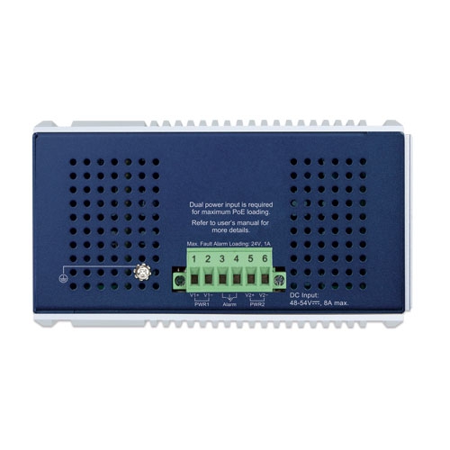 IGS-1000-8UP4X Промышленный неуправляемый коммутатор/8 RJ45 PoE 1G/4 SFP+ 10G