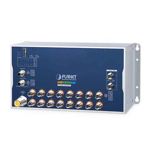 ITS-6326-16P2TB-WV Управляемый ЖД коммутатор L3/16 M12 PoE 1G/2 M12 10G/байпас