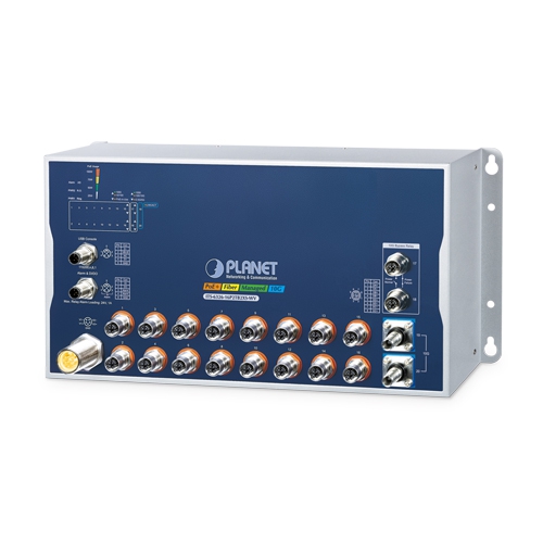 ITS-6326-16P2TB2XS-WV Управляемый ЖД коммутатор L3/16 M12 PoE 1G/2 M12 10G/2 Q-ODC 10G/байпас