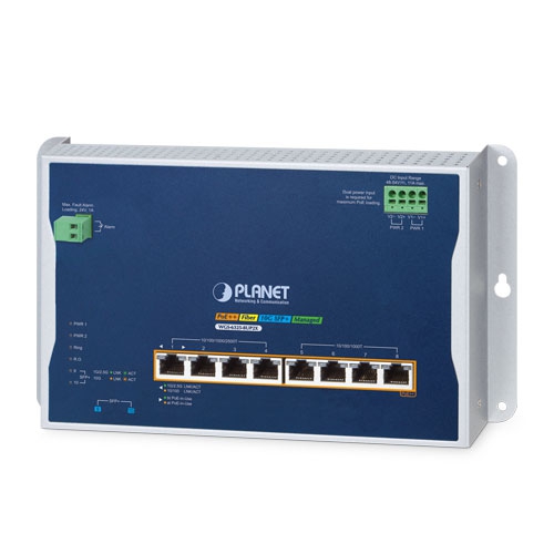 WGS-6325-8UP2X Промышленный управляемый коммутатор L2/L4/8 RJ45 PoE 1G/2 SFP 1G