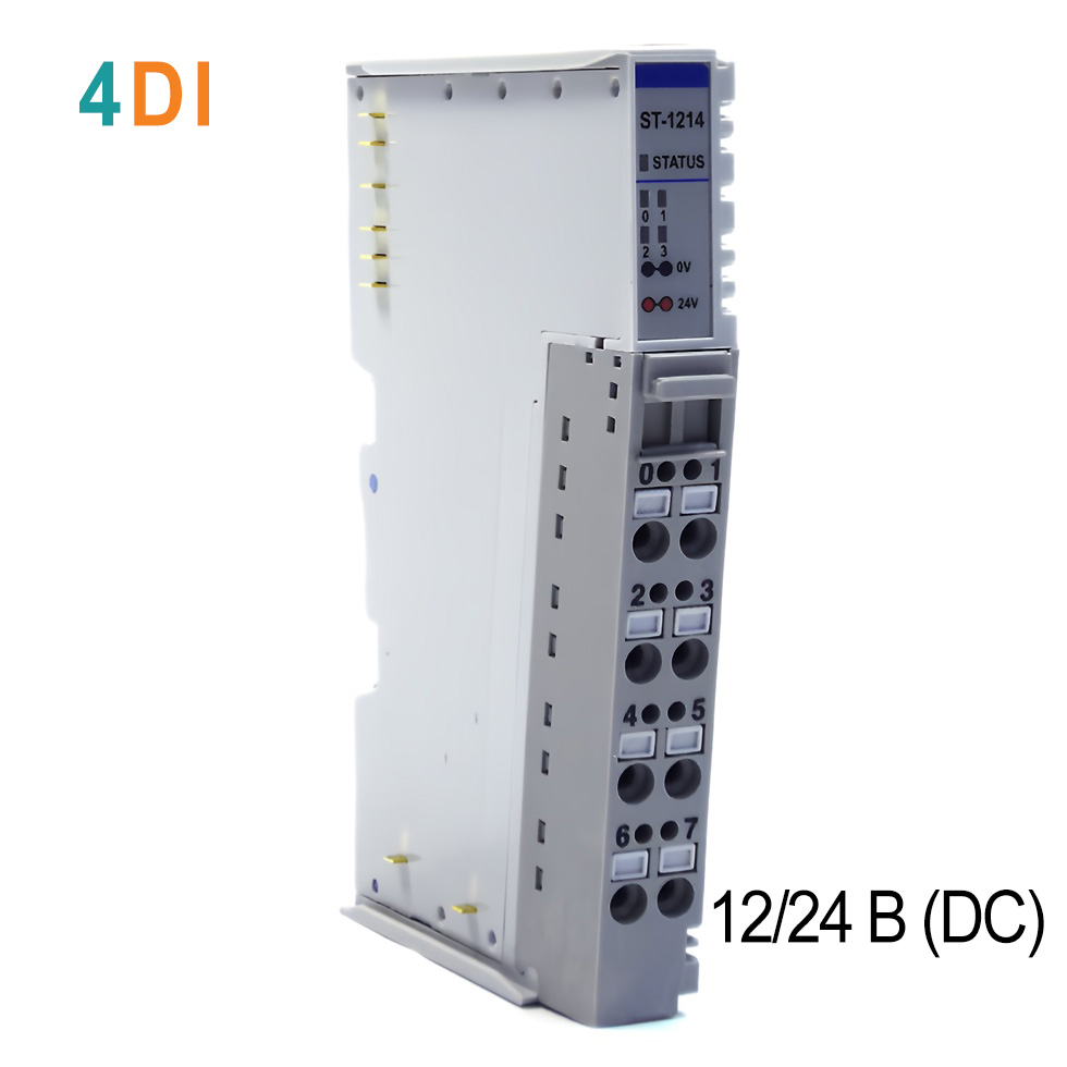ST-1214 Дискретный ввод, 4DI, 12/24 В (DC), Sink, RTB 8