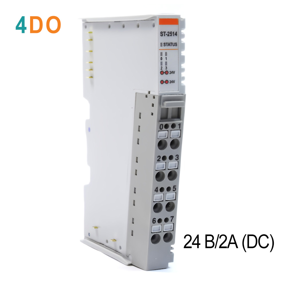 ST-2514 Дискретный вывод, 4DO, 24 В/2А (DC), Sink, диагностика, RTB 8