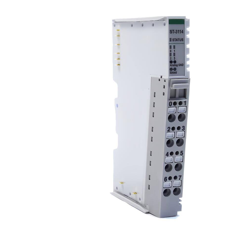 Модуль аналогового ввода Crevis ST-3114, 4AI, 0-20 мА, 12 бит АЦП, RTB 8