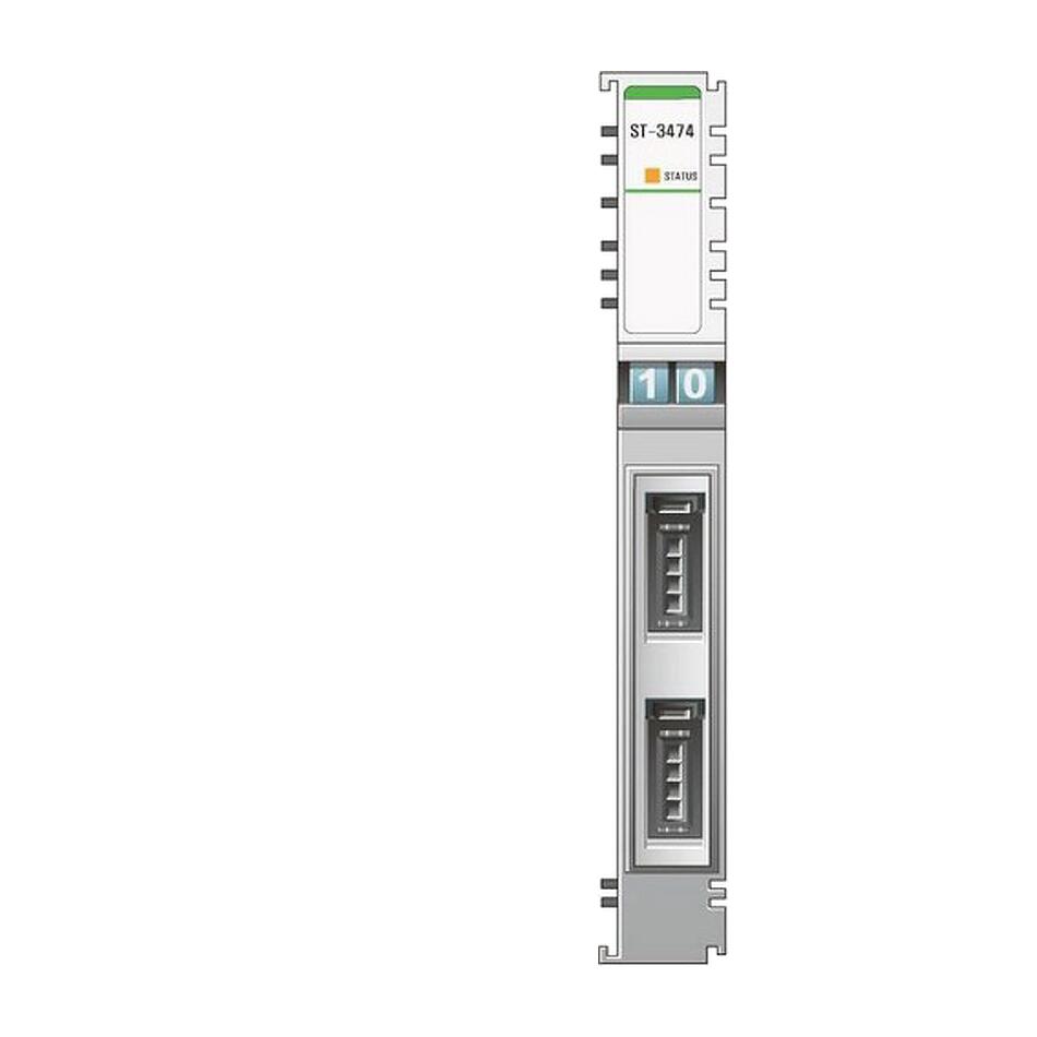Модуль аналогового ввода Crevis ST-3474, 4AI, 0-10 В (DC), 12 бит АЦП, 3M Mini-Clamp