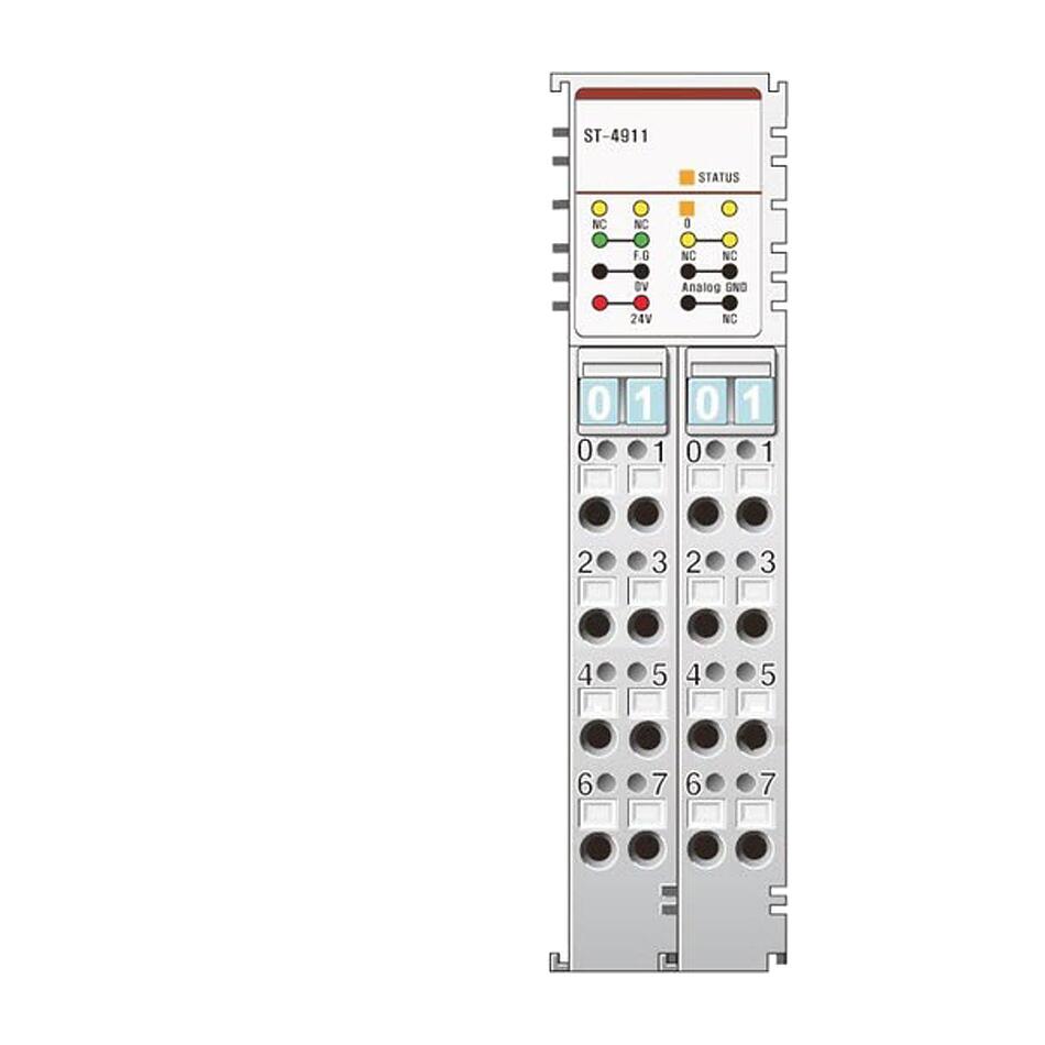 Модуль аналогового вывода Crevis ST-4911, 1AO, 0-1 A, 12 бит ЦАП, RTB 8