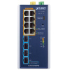 IGS-4215-8UP4X Промышленный управляемый коммутатор L2+/8 RJ45 PoE 1G/4 SFP+ 10G