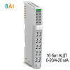 GT-3158 Аналоговый ввод, 8AI, 0-20/4-20 мА, 16 бит АЦП, RTB 10