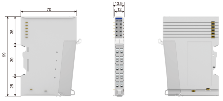 GT-3114 Аналоговый ввод, 4AI, 0-20/4-20 мА, 12 бит АЦП, RTB 10