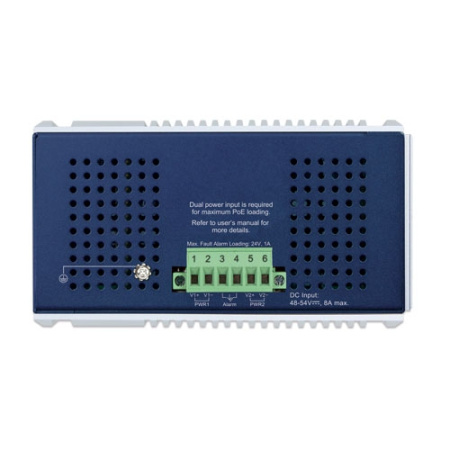 IGS-1000-8UP4X Промышленный неуправляемый коммутатор/8 RJ45 PoE 1G/4 SFP+ 10G