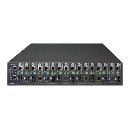 MC-1610MR / MC-1610MR48 Медиаконверторное шасси на 16-слотов с функцией (RPS)