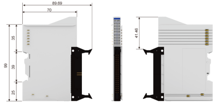 GT-12FA Дискретный ввод, 32DI, 24 В (DC), Sink/Source, IDC 40