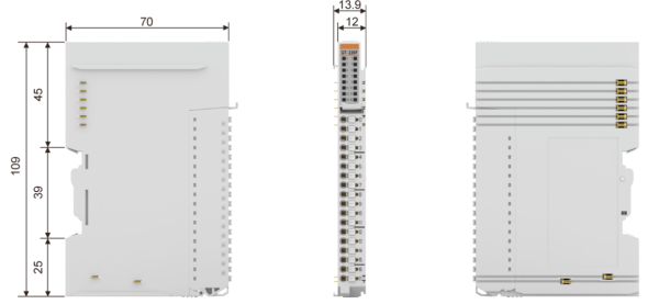 GT-1258 Дискретный ввод, 8 DI,24В(DC), RTB 18, датчик приближения, контроль линии