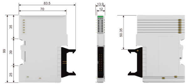 GT-122F Дискретный ввод, 16DI, 24 В (DC), Source, IDC 20