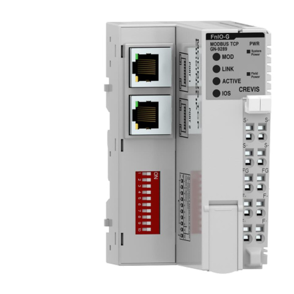 Сетевой адаптер ввода-вывода, каплер Crevis GN-9289 Modbus TCP/UDP, Ethernet/IP