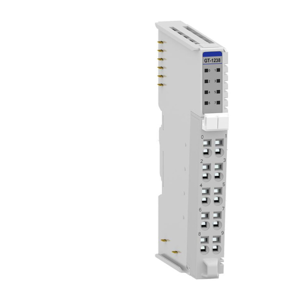 Модуль дискретного ввода Crevis GT-1238, 8DI, 24 В (DC), Sink/Source, RTB 10