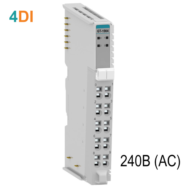 GT-1904 Дискретный ввод, 4DI, 240 В (AC), RTB 10