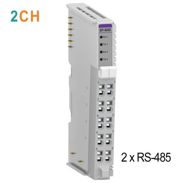 GT-5232 Интерфейсный модуль, 2xRS-485, RTB 10