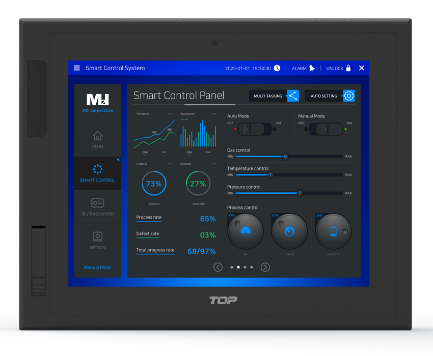 TOPRD1020S Модуль дисплейный 10.4″, 800x600, передняя камера, датчик движения, мультитач