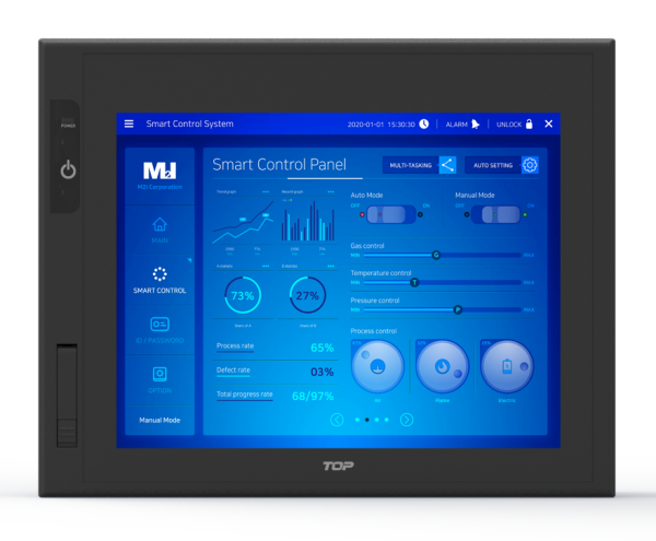 Панельный компьютер 10,4″, 220В, 1024x768, Core i3, RAM 8GB, SSD 256GB,VGA, HDMI